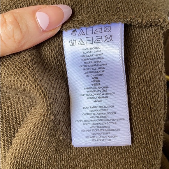 Michael Kors gold eyelet brown sweatshirt - Picture 5 of 6